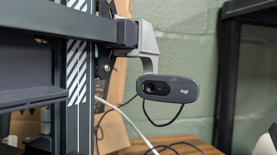 Giá đỡ camera Logitech C270 cho Elegoo Neptune 4 - Lắp đặt không cần tháo máy - Image 1