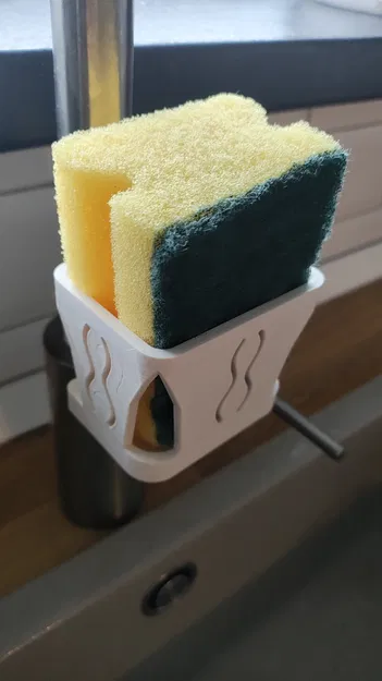 Giá đựng miếng rửa chén kẹp vòi nước tiện lợi - Image 1