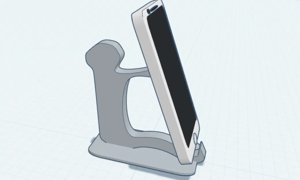 Giá đỡ điện thoại in 3D hình người độc đáo cho bàn làm việc - Image 1