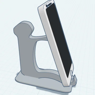 Giá đỡ điện thoại in 3D hình người độc đáo cho bàn làm việc