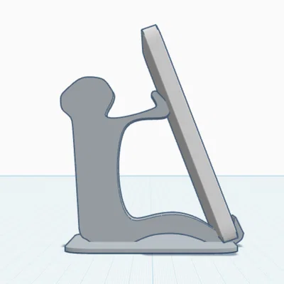 Giá đỡ điện thoại in 3D hình người độc đáo cho bàn làm việc