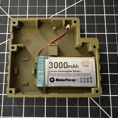 Đế đáy 3D in cho Meshtastic T114 hỗ trợ pin 3000mAh