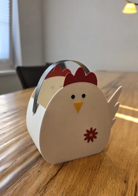 Giỏ Đựng Trứng Phục Sinh Hình Chú Gà Con - Image 1
