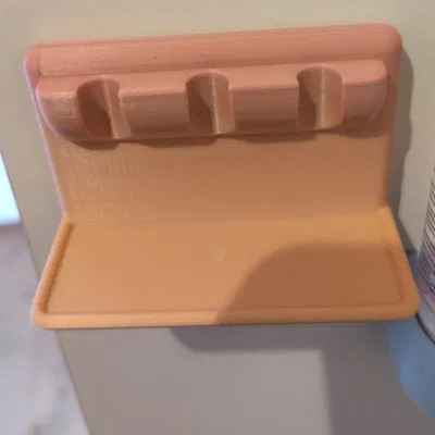 Giá đỡ bàn chải điện Oral-B cho 3 cây kèm khay hứng nước