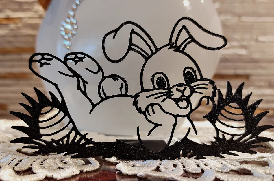 Mô hình trang trí 3D Phục sinh – Thỏ Bunny 11 - Image 1