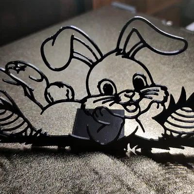 Mô hình trang trí 3D Phục sinh – Thỏ Bunny 11