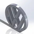 Mô hình logo thương hiệu Volkswagen 3D ấn tượng - Thumbnail 1
