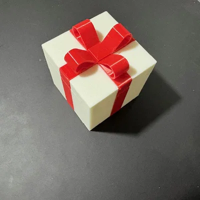 Mẫu Hộp Quà Tặng Đẹp Có Nơ Trang Trí (3D Printed Gift Box)