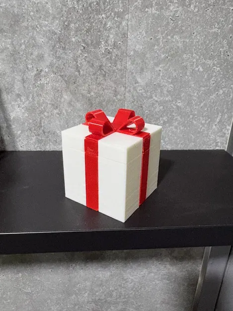 Mẫu Hộp Quà Tặng Đẹp Có Nơ Trang Trí (3D Printed Gift Box) - Image 4