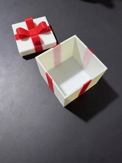 Mẫu Hộp Quà Tặng Đẹp Có Nơ Trang Trí (3D Printed Gift Box) - Image 5