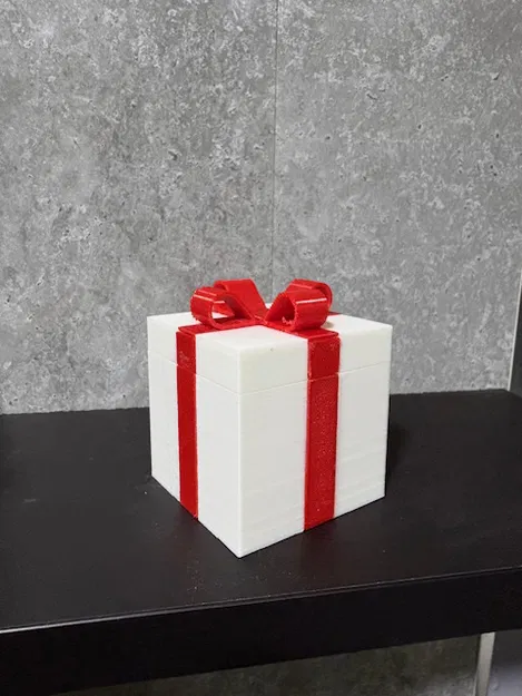 Mẫu Hộp Quà Tặng Đẹp Có Nơ Trang Trí (3D Printed Gift Box) - Image 6