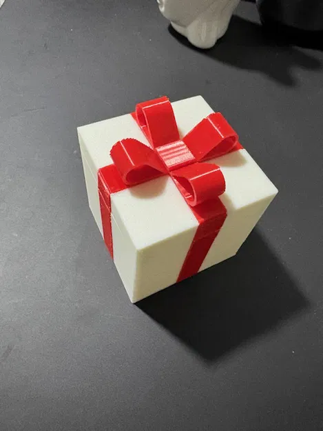 Mẫu Hộp Quà Tặng Đẹp Có Nơ Trang Trí (3D Printed Gift Box) - Image 7