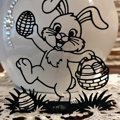 Mô hình trang trí 3D Phục sinh – Thỏ 10