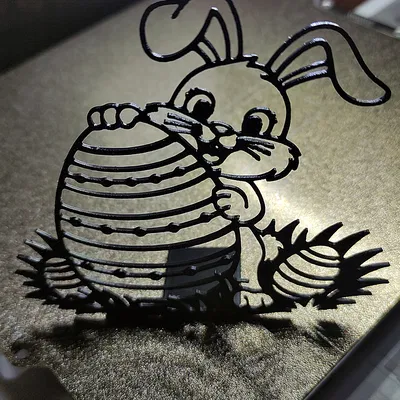 Mô hình trang trí 3D Phục sinh – Chú thỏ Bunny 9