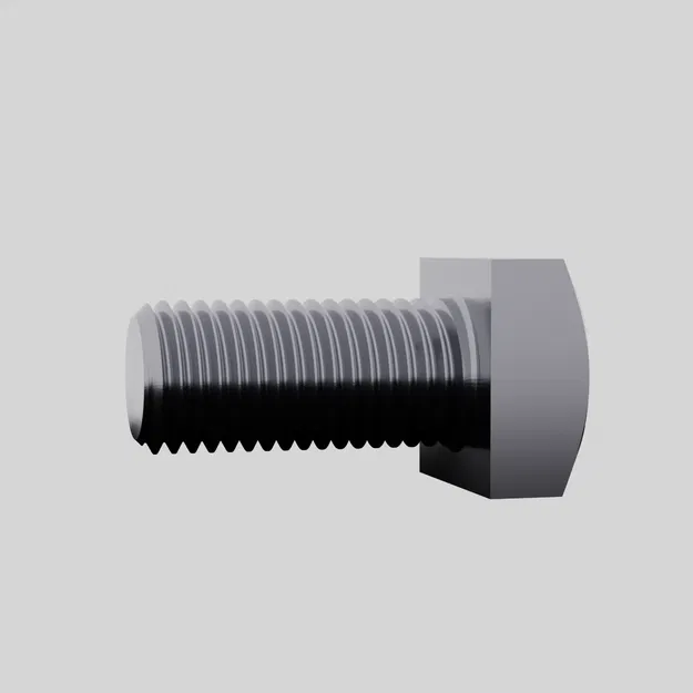 Trọn bộ ASME B18.2.1.1 | Đủ kích thước inch | 60mm | File STL ốc vít tối ưu cho in 3D - Image 8