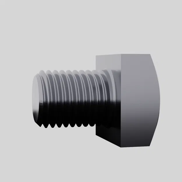 Trọn bộ ASME B18.2.1.1 | Đủ kích thước inch | 60mm | File STL ốc vít tối ưu cho in 3D - Image 10