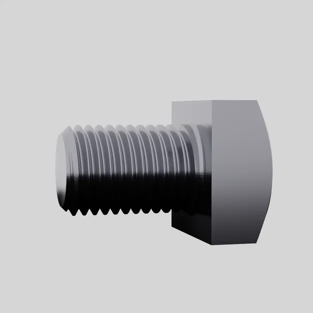 Trọn bộ ASME B18.2.1.1 | Đủ kích thước inch | 60mm | File STL ốc vít tối ưu cho in 3D - Image 12