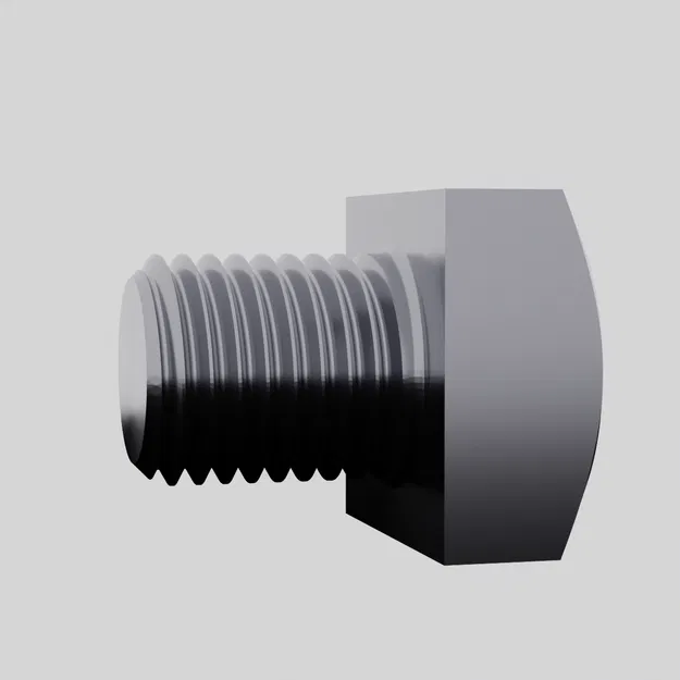 Trọn bộ ASME B18.2.1.1 | Đủ kích thước inch | 60mm | File STL ốc vít tối ưu cho in 3D - Image 13