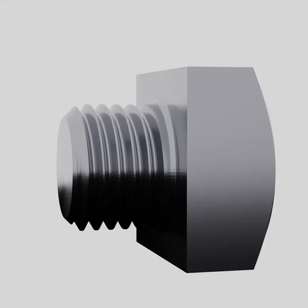 Trọn bộ ASME B18.2.1.1 | Đủ kích thước inch | 60mm | File STL ốc vít tối ưu cho in 3D - Image 15