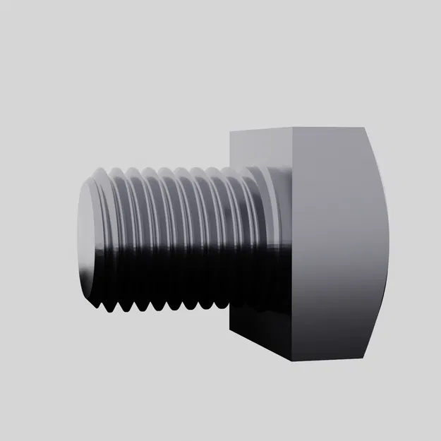 Trọn bộ ASME B18.2.1.1 | Đủ kích thước inch | 60mm | File STL ốc vít tối ưu cho in 3D - Image 16