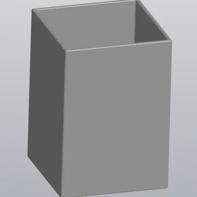 Ống cắm bút 3D đơn giản, hiện đại cho bàn làm việc ngăn nắp