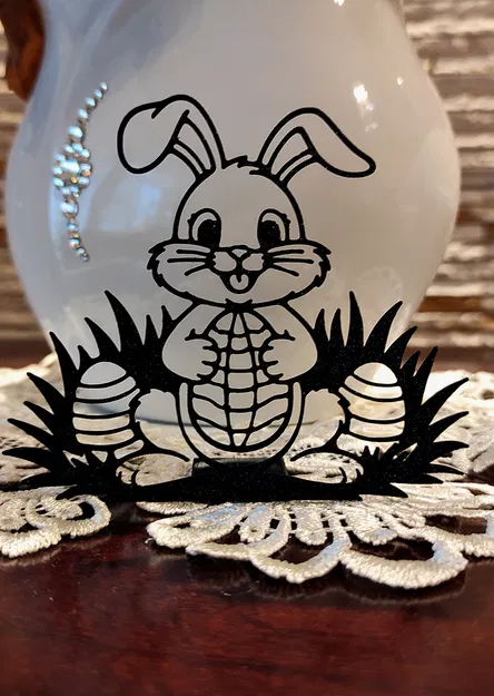 Mô hình trang trí 3D Lễ Phục sinh – Chú thỏ 12 - Image 2