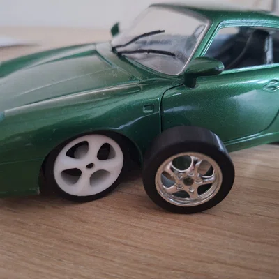 Bộ phụ kiện thay thế 3D cho mô hình xe Burago Porsche Carrera 1:24