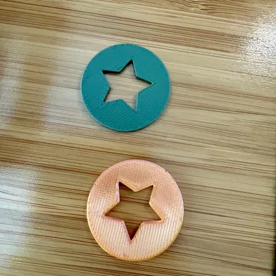Mẫu in 3D đồng xu ngôi sao (Star Coin) xinh xắn cho bé