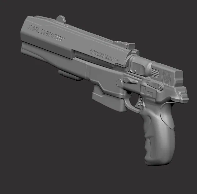 Mô hình súng Malorian Arms 3516 của Johnny Silverhand - Cyberpunk 2077 - Image 3