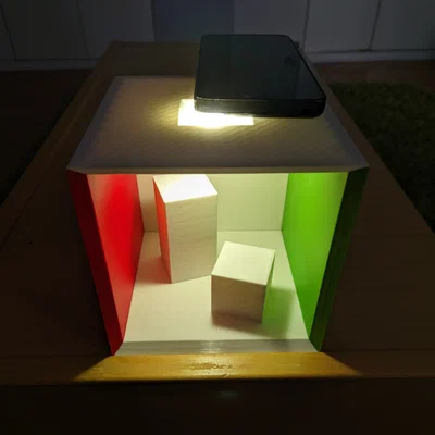 Cornell Box - Mô hình thử nghiệm dựng hình 3D