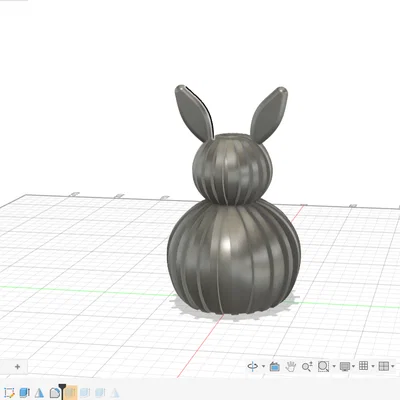 Chú thỏ Phục sinh Ribbed Easter Bunny