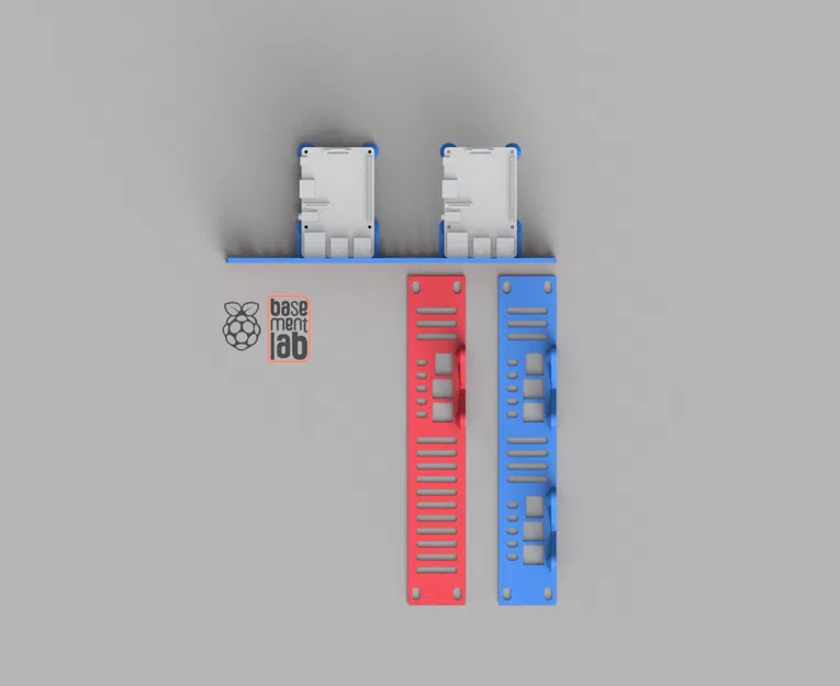 Khung gắn Rack 10 inch cho RASPBERRY PI 3_4_5 Model V - Image 3