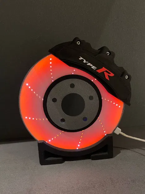 Đèn Để Bàn Hình Đĩa Phanh – Lấy Cảm Hứng Từ Honda Type R - Image 1