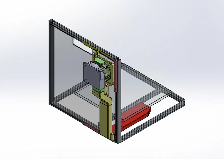 Hệ thống lọc than hoạt tính Voron 2.4 350mm với ống dẫn hồi lưu và hộp lọc dễ thay — Voron3tz - Image 1