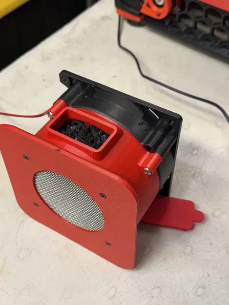 Hệ thống lọc than hoạt tính Voron 2.4 350mm với ống dẫn hồi lưu và hộp lọc dễ thay — Voron3tz - Image 3