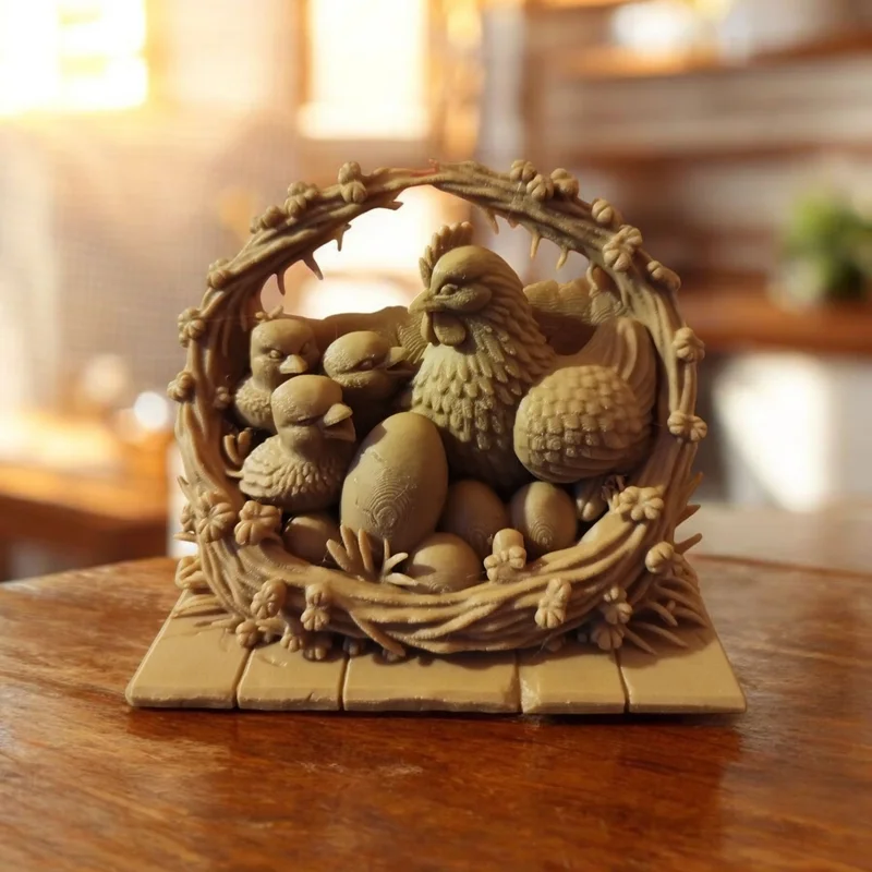 Gà Mẹ Ấp Trứng — Tổ Ấm Phục Sinh