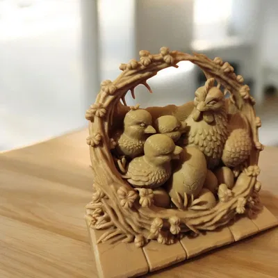 Gà Mẹ Ấp Trứng — Tổ Ấm Phục Sinh