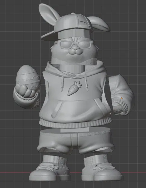 Urban Bunny – Mô hình thỏ Phục sinh phong cách đường phố cực chất - Image 7