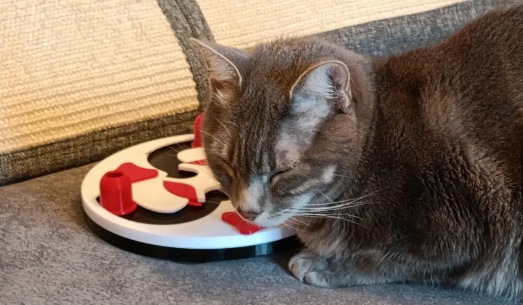 Đồ chơi trí tuệ Cat Treat Puzzle cho mèo - Image 1