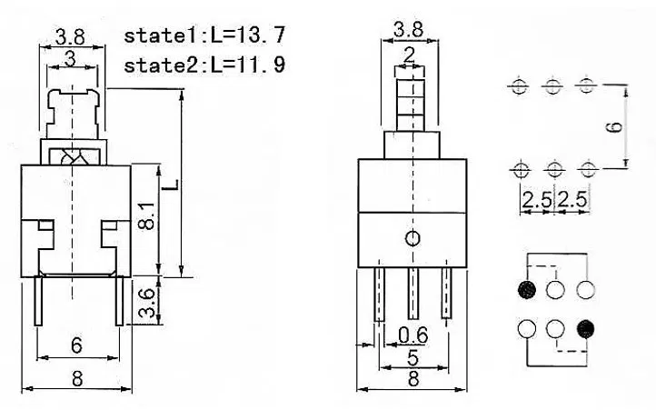 Nút nhấn tùy chỉnh cho Slim XIAO Kit Case (Knob cho dự án DIY) - Image 2