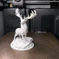 Majestic Stag – Mô hình điêu khắc hươu tinh xảo dành cho in 3D - Thumbnail 1