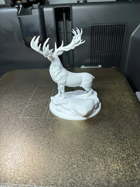 Majestic Stag – Mô hình điêu khắc hươu tinh xảo dành cho in 3D - Image 3