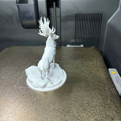 Majestic Stag – Mô hình điêu khắc hươu tinh xảo dành cho in 3D