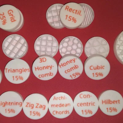 Bộ mẫu Infill cho PrusaSlicer