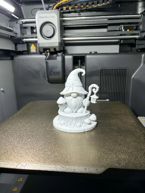 Chú Lùn Phù Thủy Huyền Bí – Mô Hình In 3D Chi Tiết Phong Cách Fantasy - Image 2