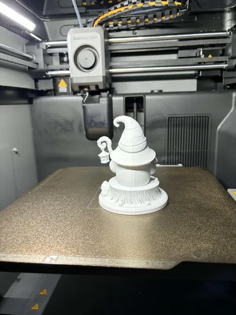 Chú Lùn Phù Thủy Huyền Bí – Mô Hình In 3D Chi Tiết Phong Cách Fantasy - Image 4