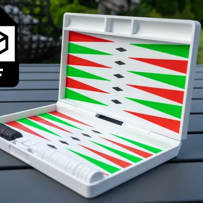 Bộ cờ Backgammon phiên bản du lịch