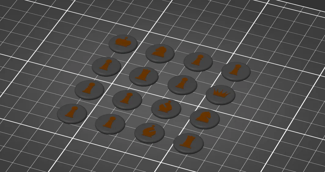 (WIP) Bộ cờ Backgammon / Cờ vua / Cờ caro đa sắc phiên bản du lịch - Image 1