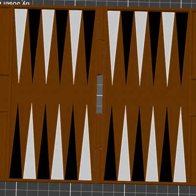 (WIP) Bộ cờ Backgammon / Cờ vua / Cờ caro đa sắc phiên bản du lịch
