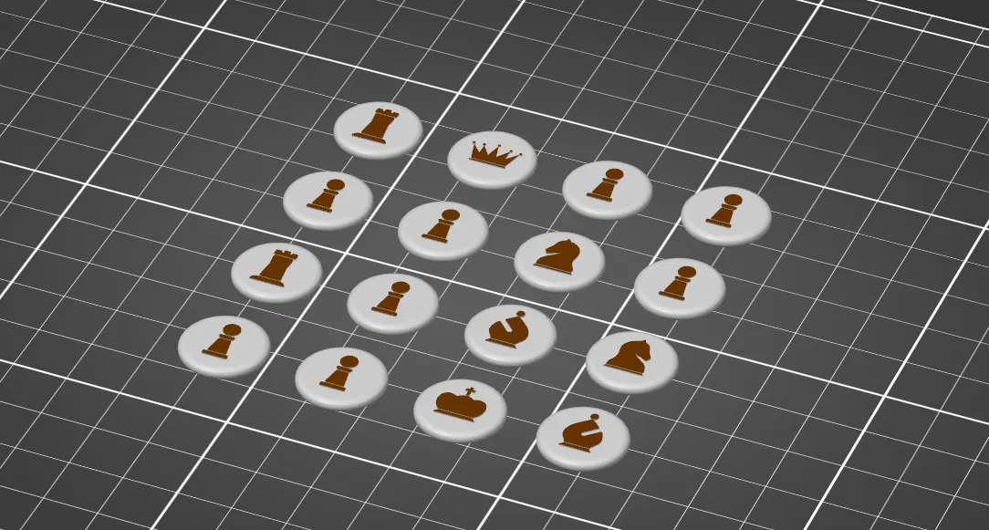 (WIP) Bộ cờ Backgammon / Cờ vua / Cờ caro đa sắc phiên bản du lịch - Image 12